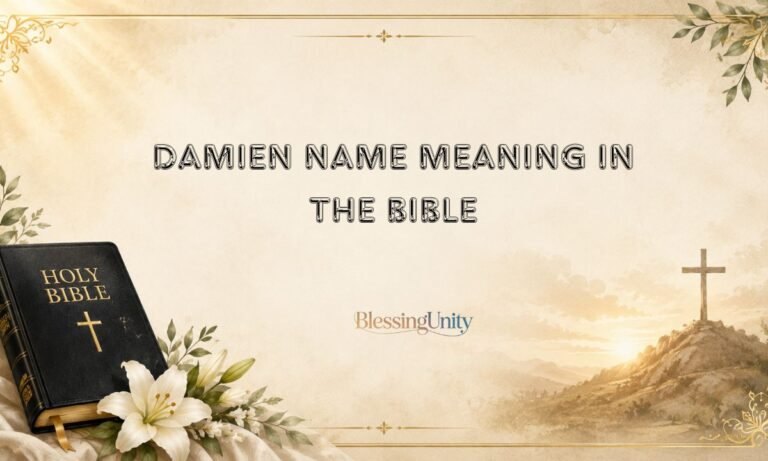Damien Name Meaning in the Bible