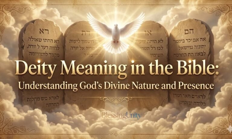 Deity Meaning in the Bible Understanding God’s Divine Nature and Presence
