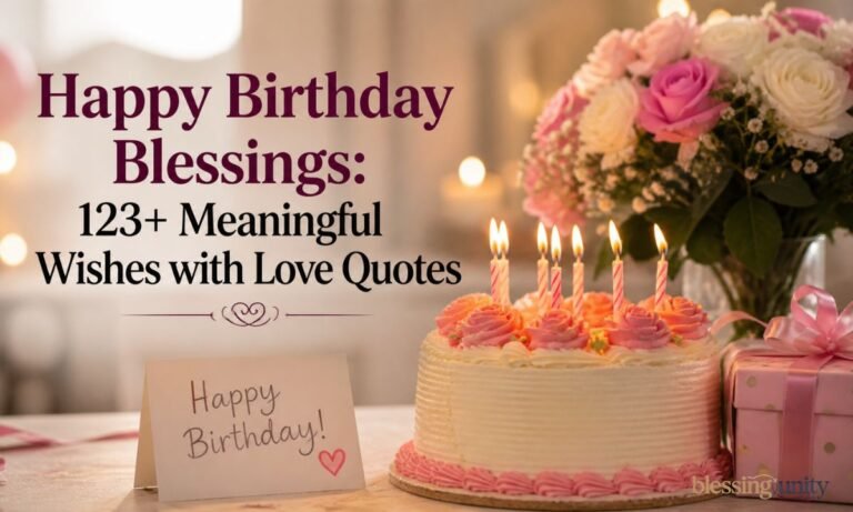 Happy Birthday Blessings Meaningful Wishes with Love Quotes