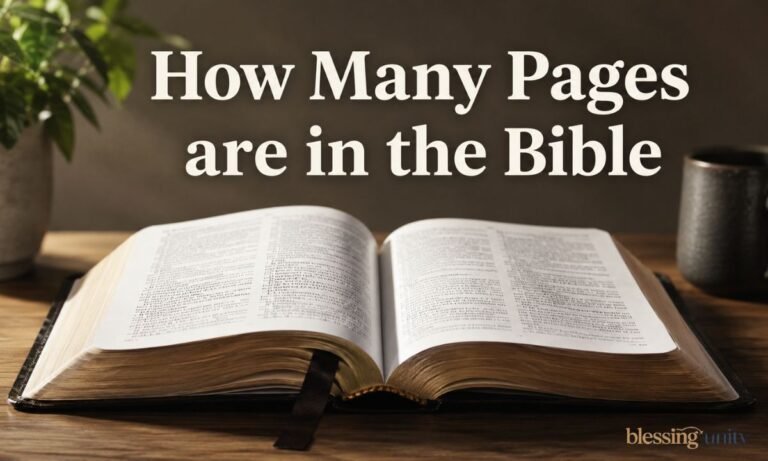 How Many Pages are in the Bible