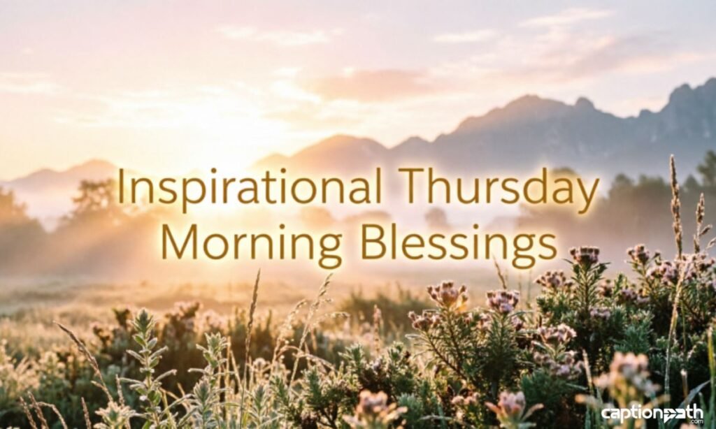 Inspirational Thursday Morning Blessings