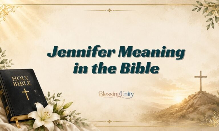 Jennifer Meaning in the Bible
