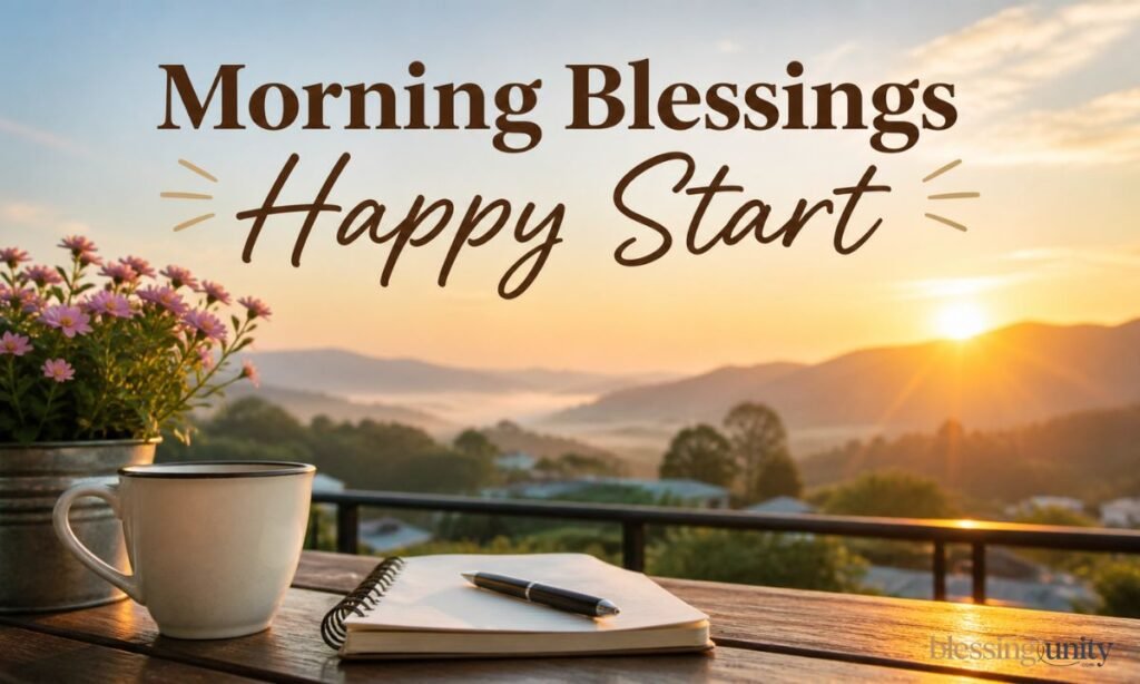 Morning Blessings Happy Start