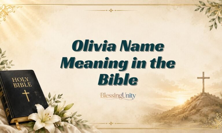 Olivia Name Meaning in the Bible