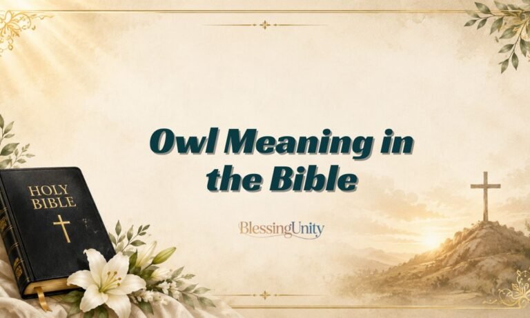 Owl Meaning in the Bible