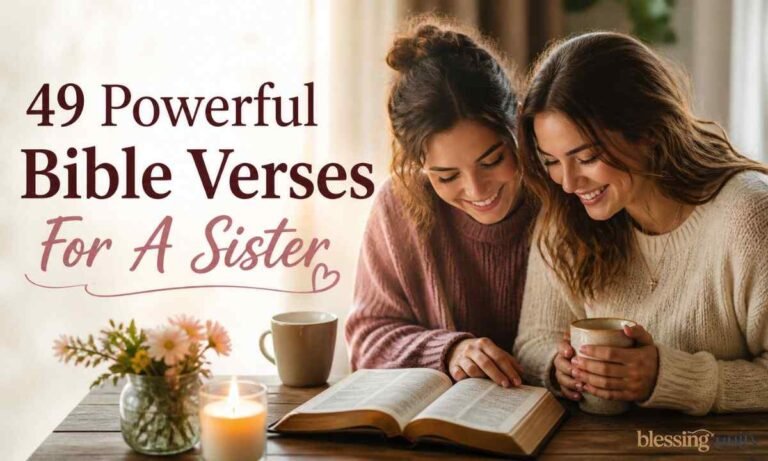 Powerful Bible Verses For A Sister