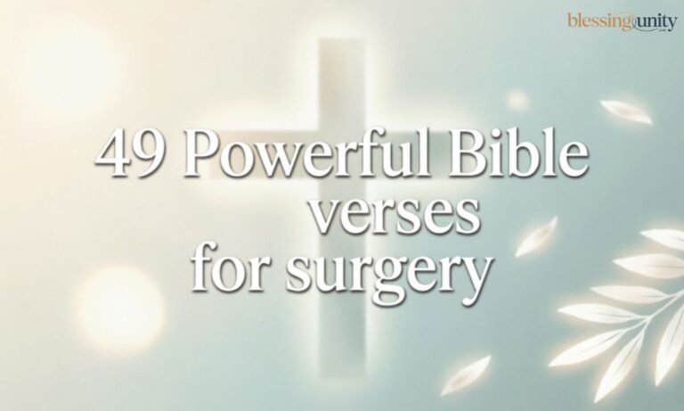 Powerful Bible verses for surgery