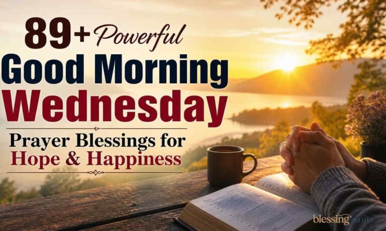 Powerful Good Morning Wednesday Prayer Blessings for Hope & Happiness