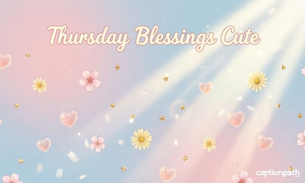 Thursday Blessings Cute
