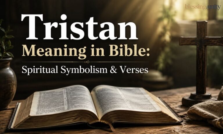Tristan Meaning in Bible Spiritual Symbolism & Verses