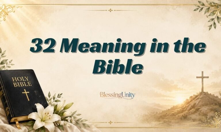 32 Meaning in the Bible