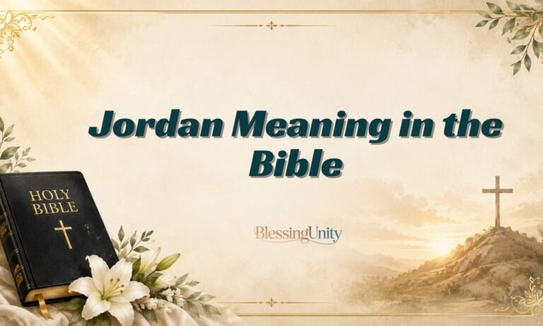 Jordan Meaning in the Bible