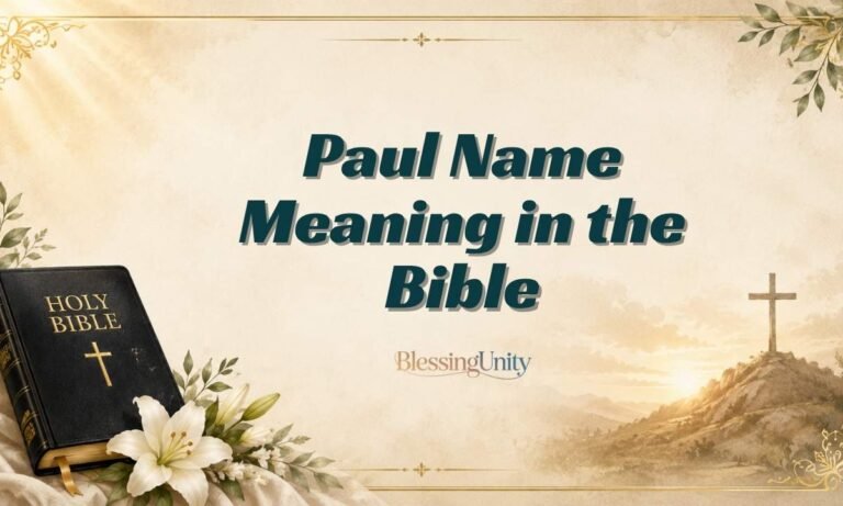 Paul Name Meaning in the Bible