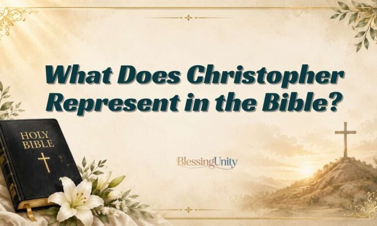 What Does Christopher Represent in the Bible